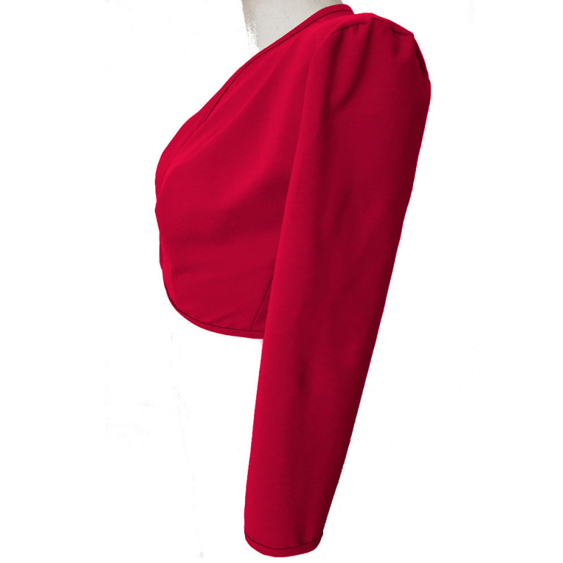 Rote Jacke und Kleid Baumwolle Stretch FGirth - 7